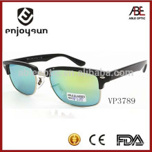 man style half frame sunglasses brand plastic custom sunglasses with trade assurance